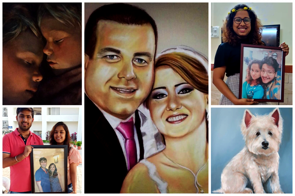 photo to ACRYLIC COLLAGE PAINTING GALLERY