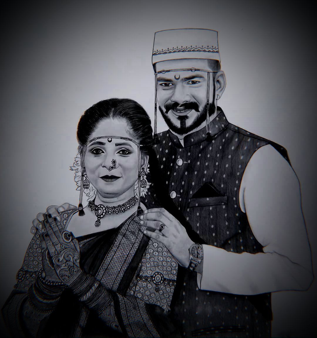 ANIVERSARY PENCIL SKETCH