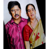 Photo to Family Colored Pencil Painting