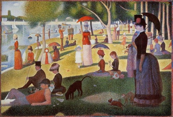 Top Famous Painting - A Sunday Afternoon on the Island of La Grande Jatte Top Famous Painting - A Sunday Afternoon on the Island of La Grande Jatte