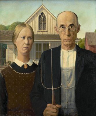 American Gothic - Top Famous Painting American Gothic - Top Famous Painting