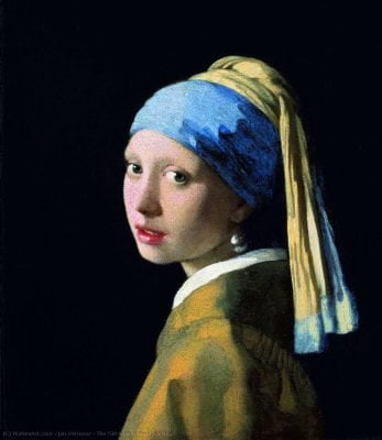 The Girl with a Pearl Earring - World's Famous Painting The Girl with a Pearl Earring - World's Famous Painting