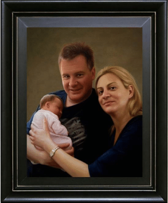 Custom Baby Oil Painting