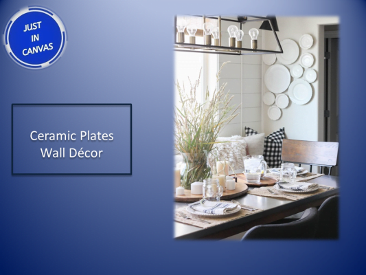 Wall Decor Ideas Ceramic Plates Decor