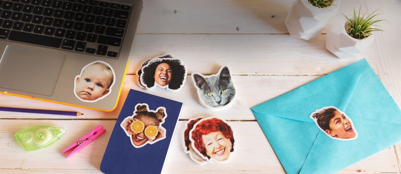 Turn Photos into Gifts stickers