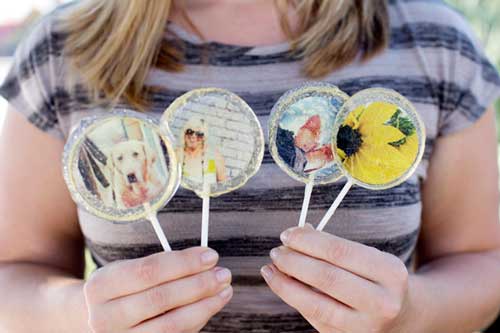 Turn Photos into Gifts lollipop