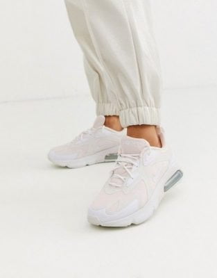 Nike white and black Air Max 200 sneakers