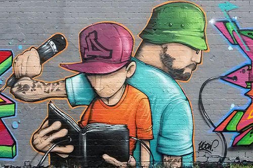 spray style painting