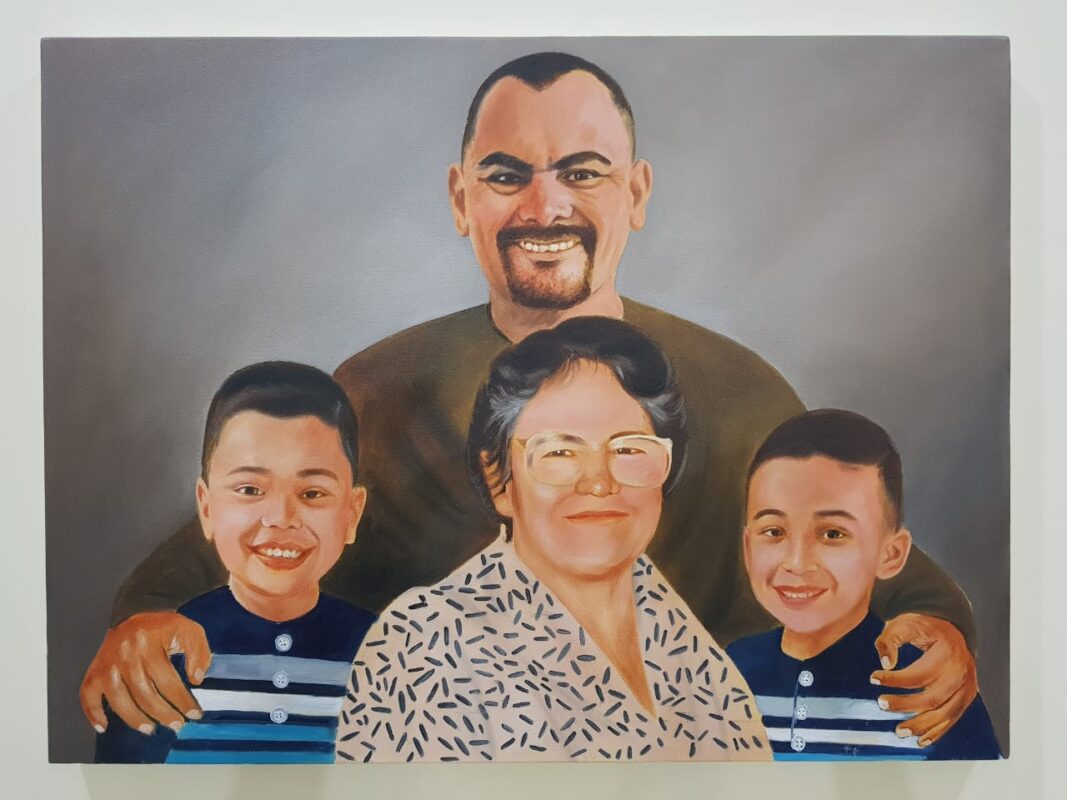 Family Oil Painting