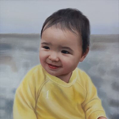 baby oil painting
